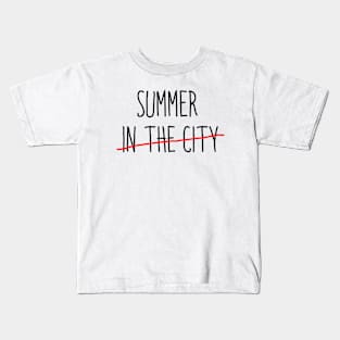 SUMMER IN THE CITY Kids T-Shirt